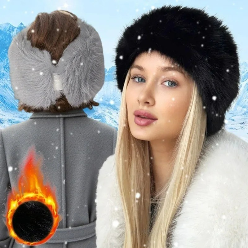 Wide Band Fur Headband Winter  - Fleece Ear Warmer Band review and price