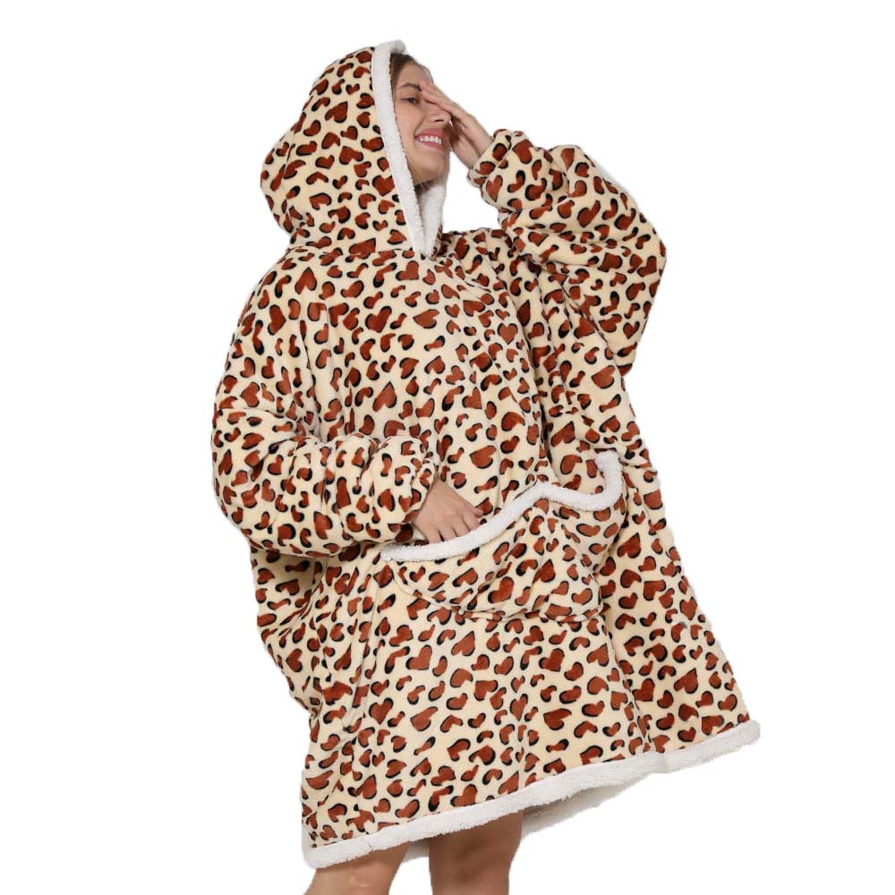 Lazy Hoodie Blanket Oversized  - Sherpa Hoodie Fleece review and price