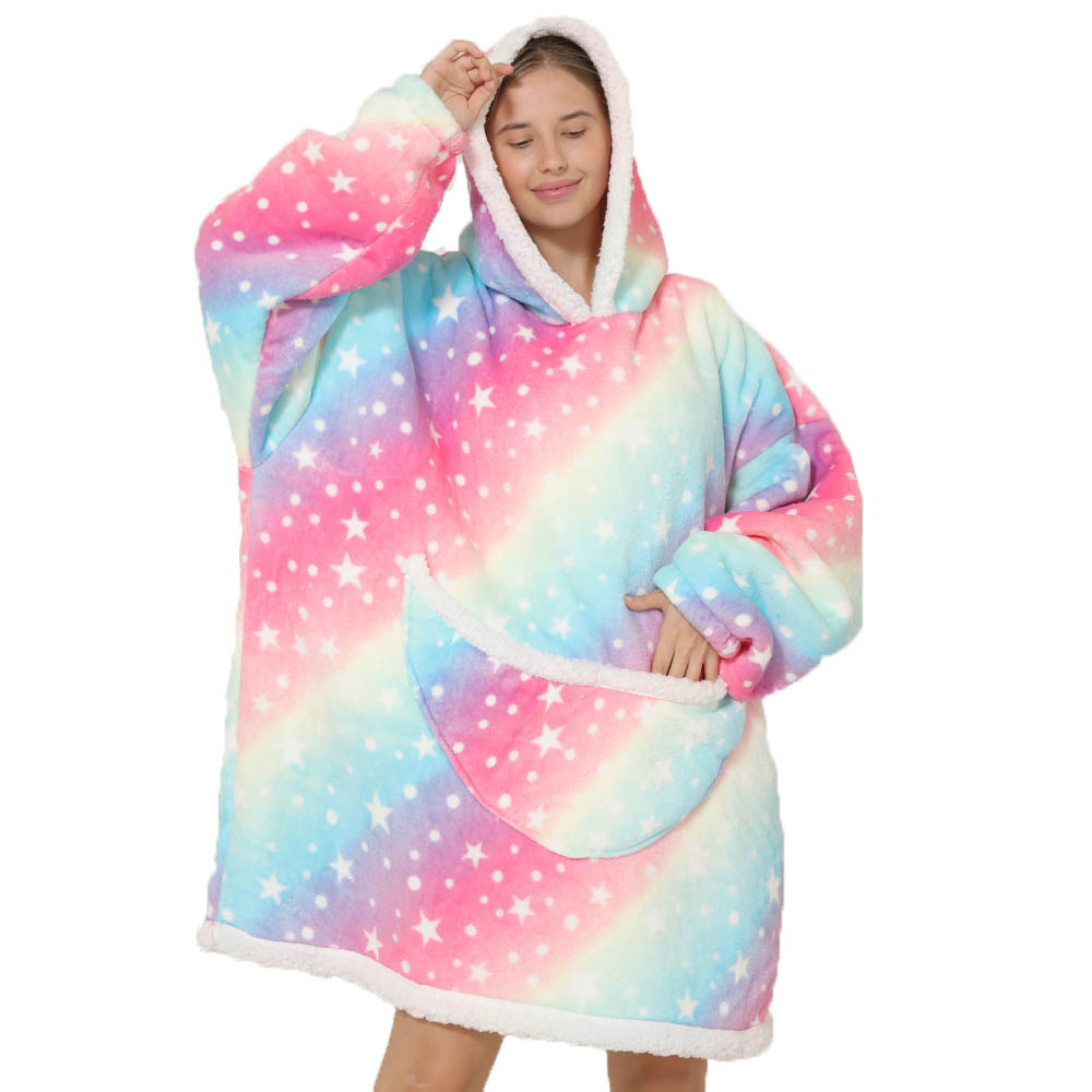 Lazy Hoodie Blanket Oversized  - Sherpa Hoodie Fleece review and price