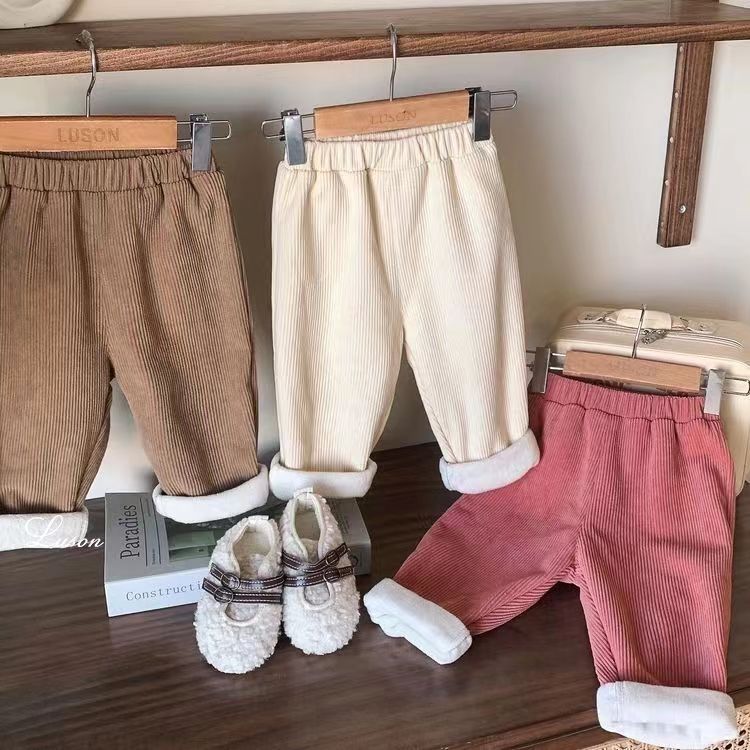 Autumn Winter Children Clothes - Corduroy Pant Warm review and price