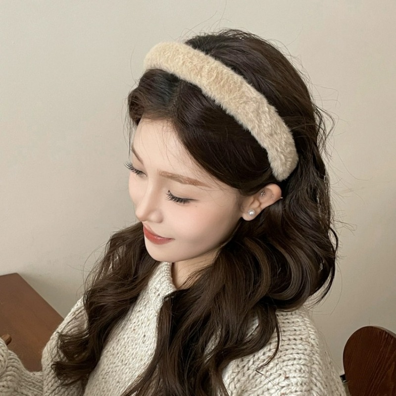 Korean Soft Headband Women Gir - Winter Headband Fleece review and price