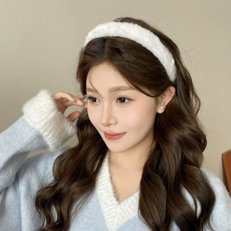 Korean Soft Headband Women Gir - Winter Headband Fleece review and price