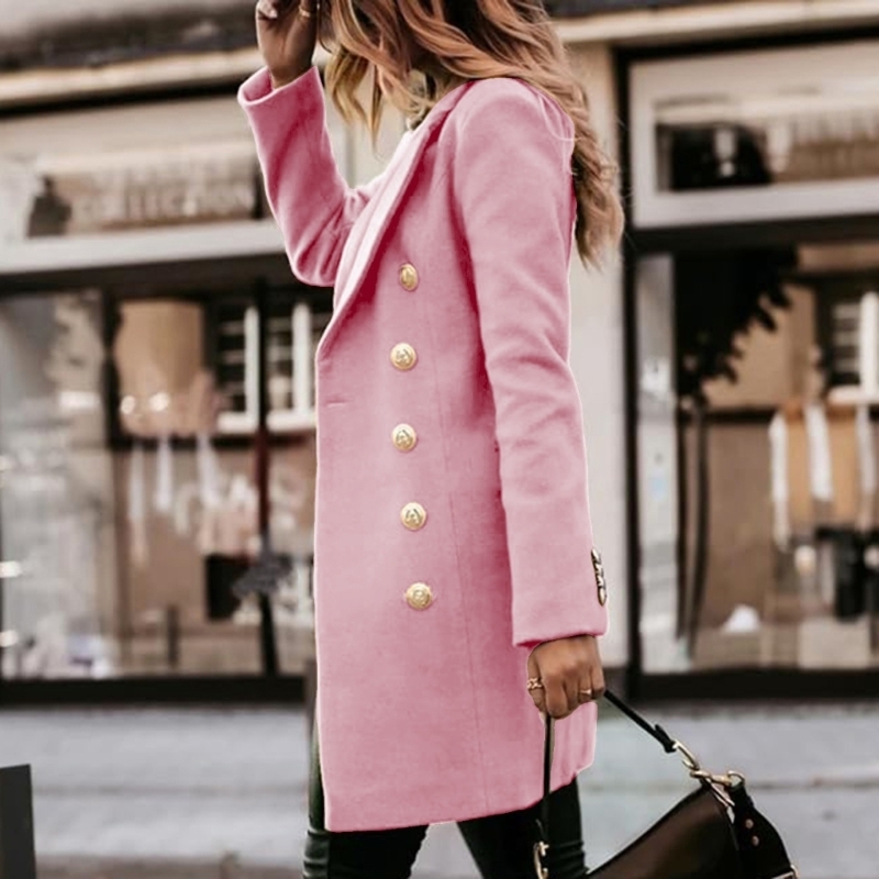 652F Womens Fall Winter Wool C - Wool Coat Peacoat review and price