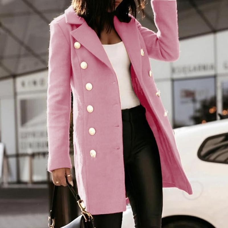 652F Womens Fall Winter Wool C - Wool Coat Peacoat review and price