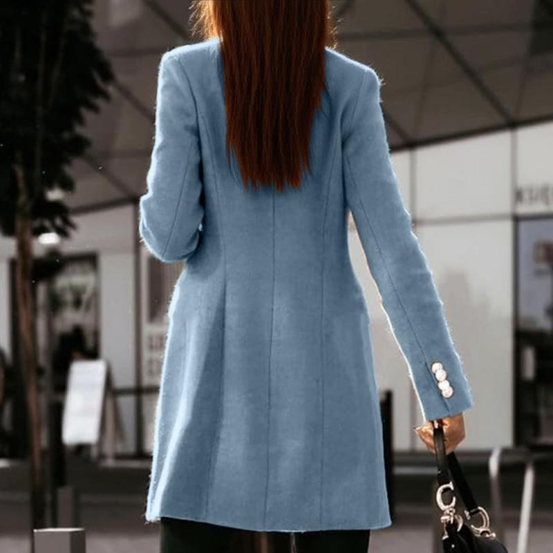 652F Womens Fall Winter Wool C - Wool Coat Peacoat review and price