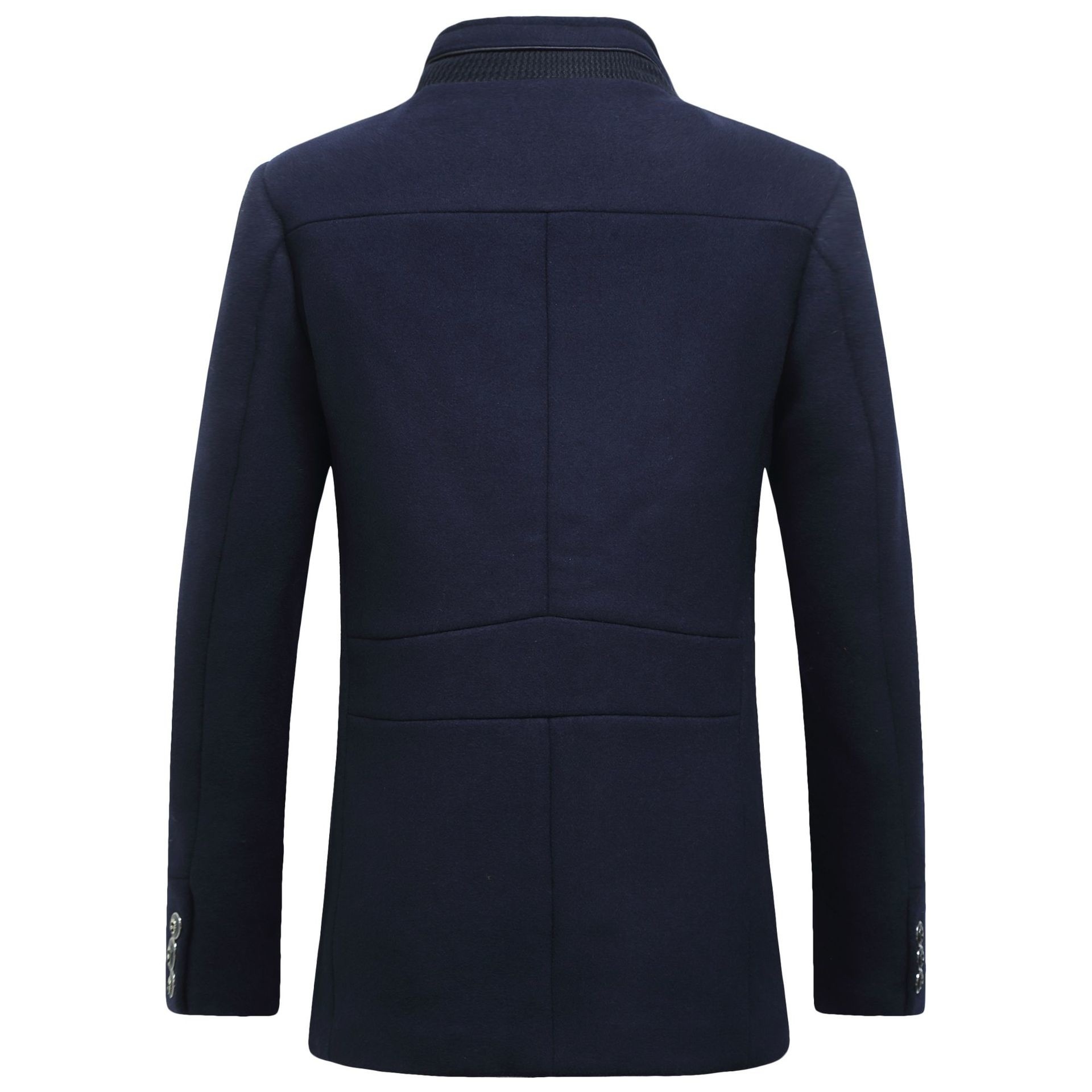 Fashion Men's Wool jacket Clas - Wool Coat Peacoat review and price