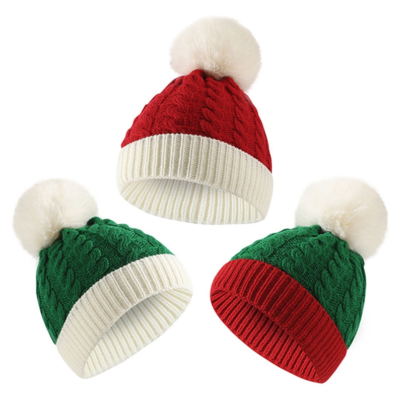 Adult Kids Christmas Santa Woo - Knit Beanie Hat Warm review and price