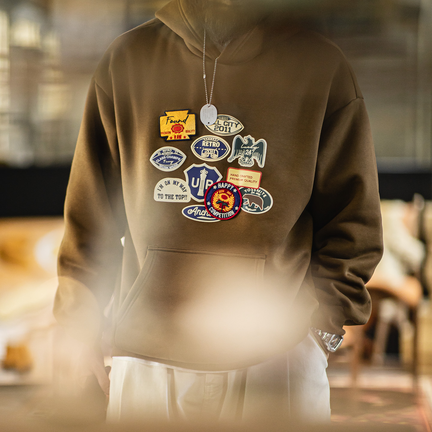 Maden Vintage Men's Embroidere - Sherpa Hoodie Fleece review and price