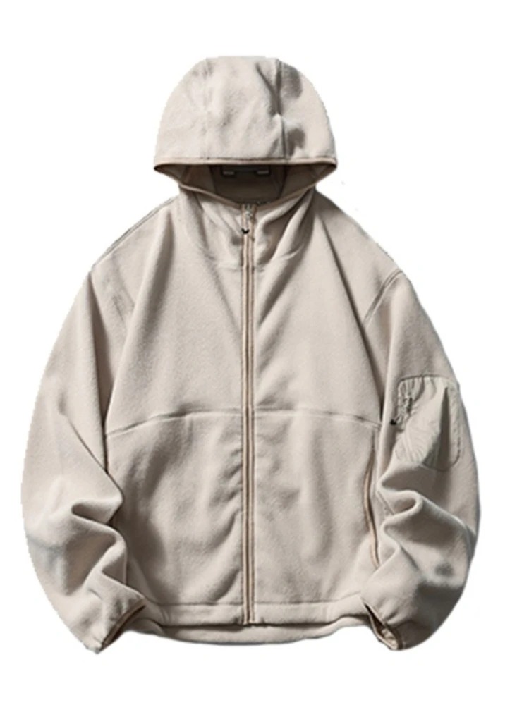 Mens Hoodie Autumn Winter Cott - Sherpa Hoodie Fleece review and price