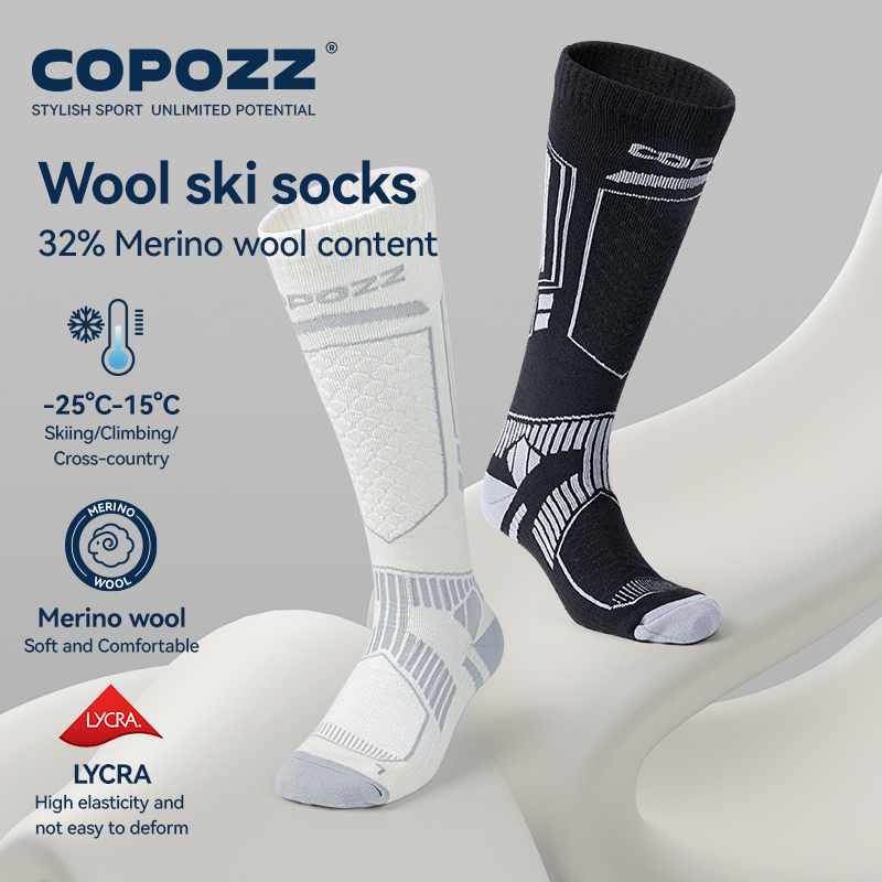 COPOZZ New Winter Ski Socks Me - Thermal Sock Wool review and price