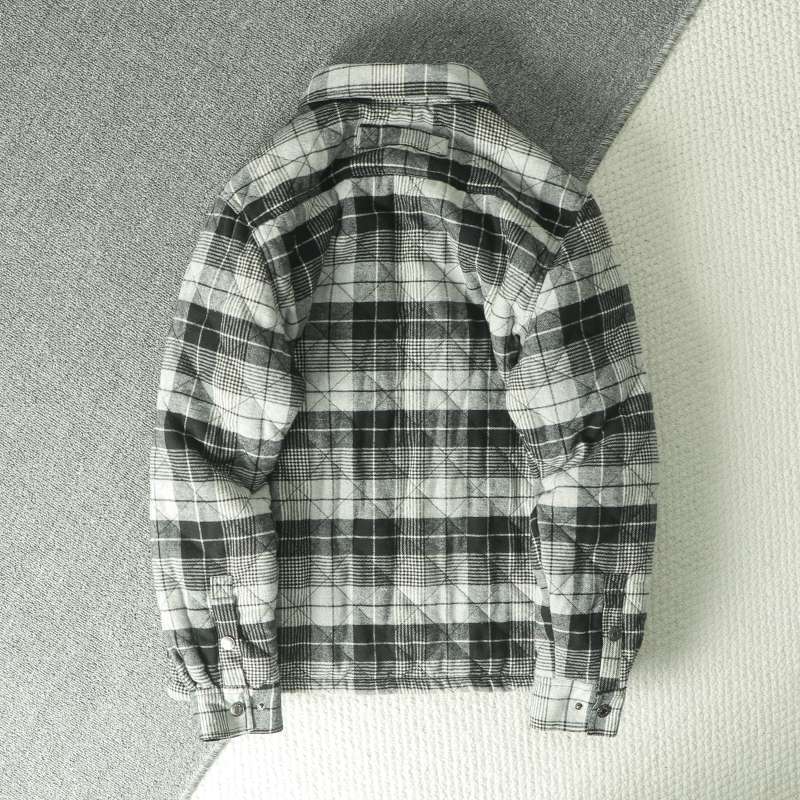 Fall Winter Men's Plaid Flanne - Flannel Shirt Lined review and price
