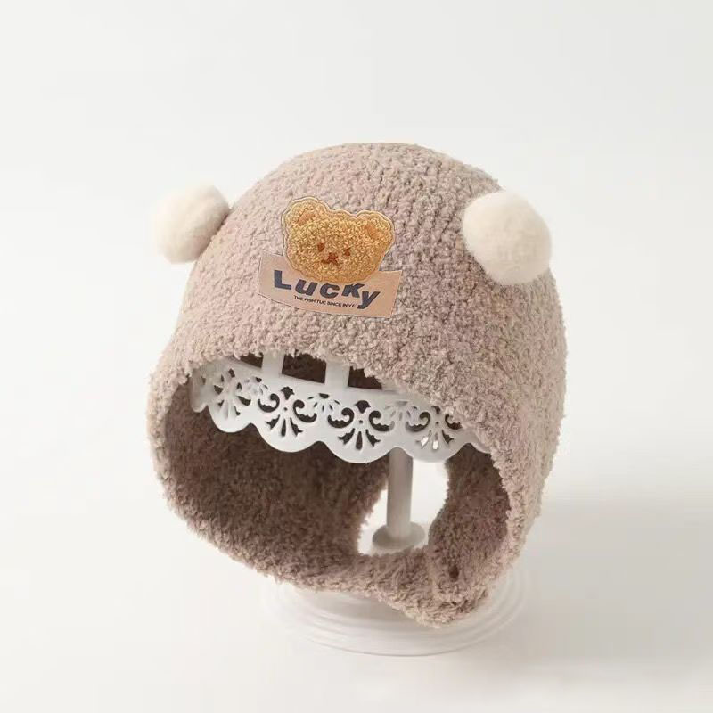 Cute Bear Baby Ear Protection  - Knit Beanie Hat Warm review and price