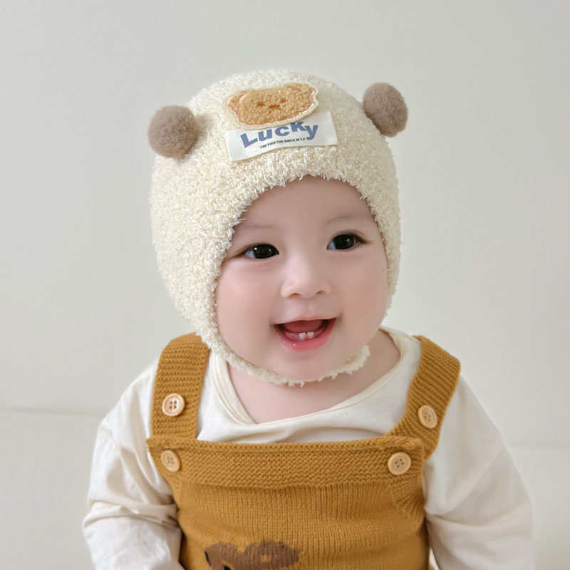 Cute Bear Baby Ear Protection  - Knit Beanie Hat Warm review and price