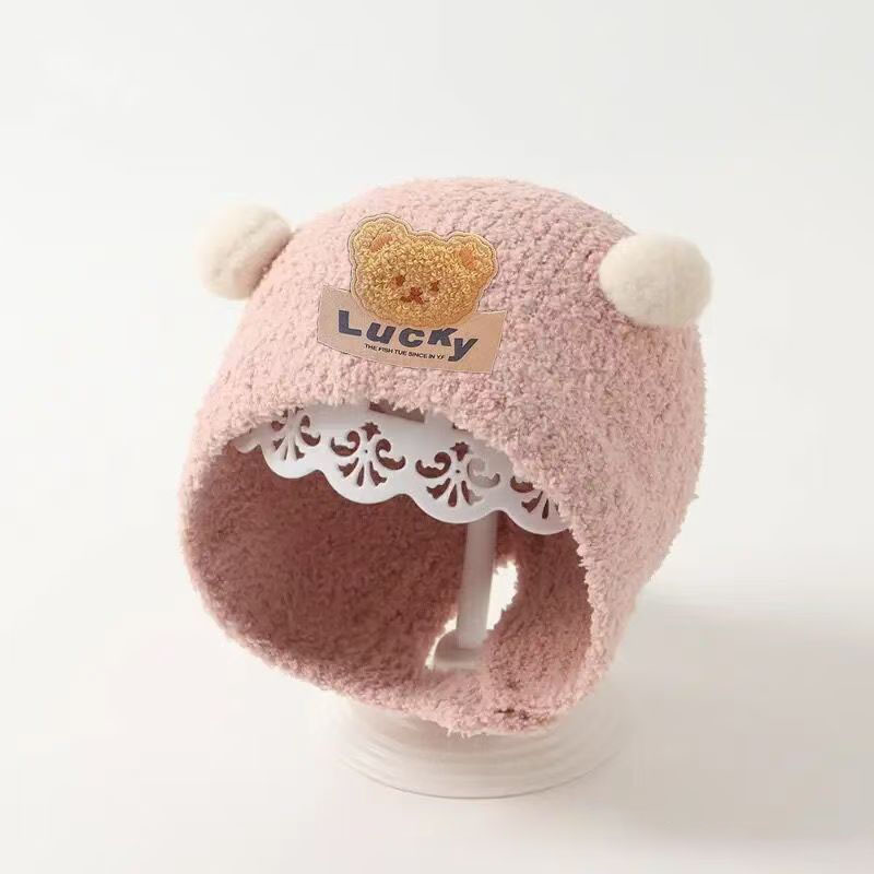 Cute Bear Baby Ear Protection  - Knit Beanie Hat Warm review and price