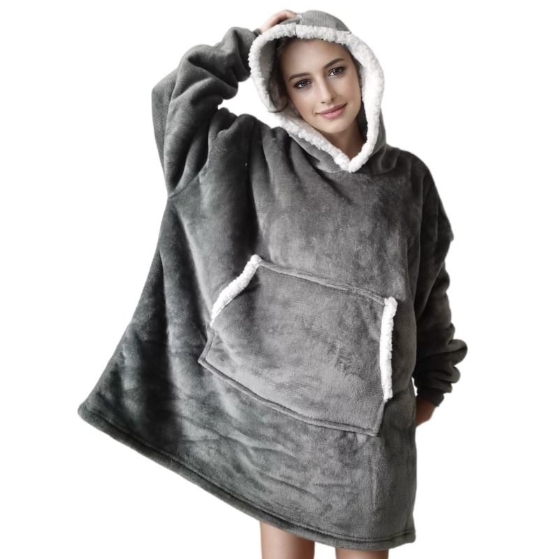 Wearable Adult Super Soft Flan - Sherpa Hoodie Fleece review and price