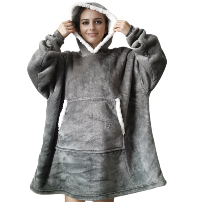 Wearable Adult Super Soft Flan - Sherpa Hoodie Fleece review and price