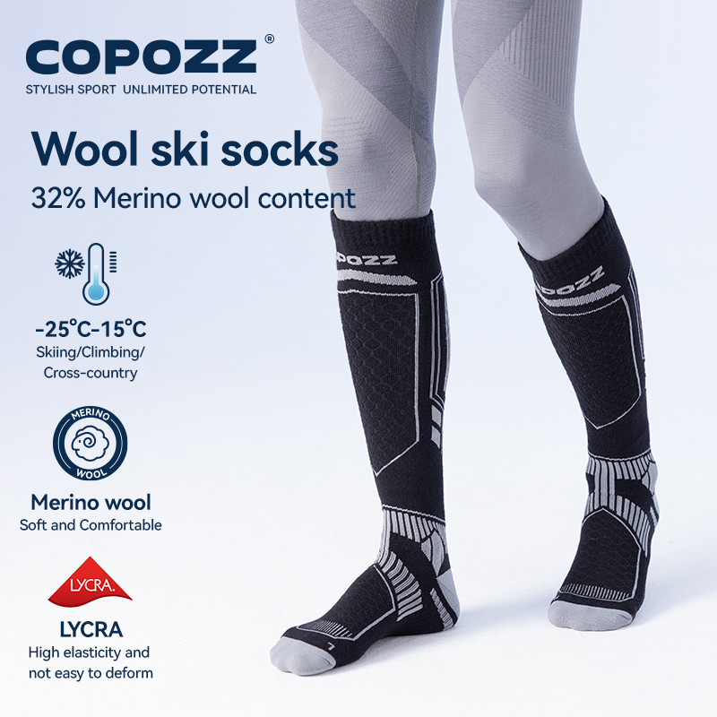 COPOZZ Merino Wool Winter Ski  - Thermal Sock Wool review and price