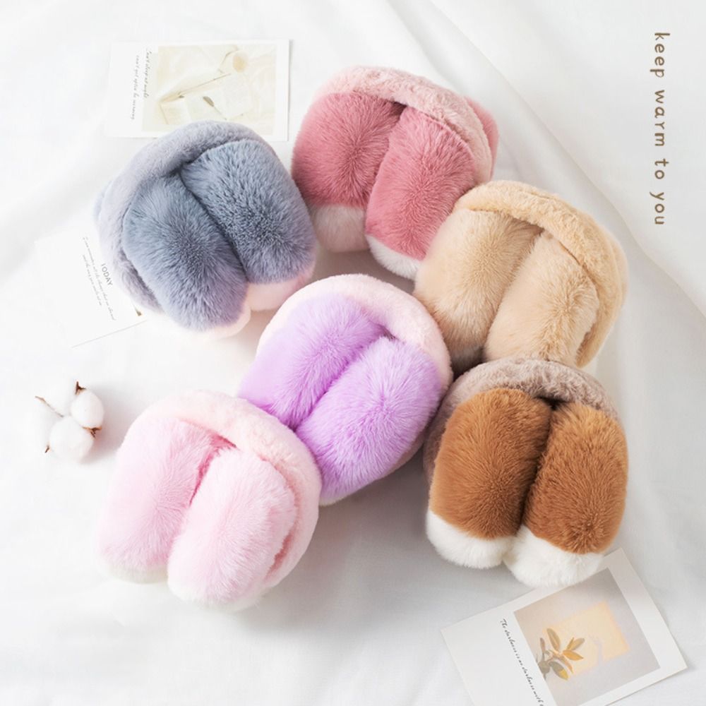 Fashion Faux Fur Ear Muffs Can - Earmuffs Foldable review and price