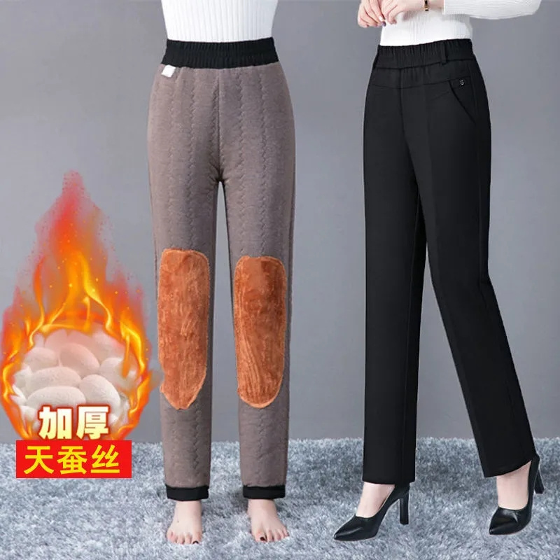 Straight-leg Pants Female Fall - Corduroy Pant Warm review and price