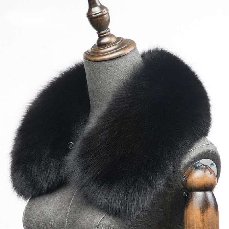 Winter Natural Fox Fur Scarf S - Shawl Wrap Winter review and price