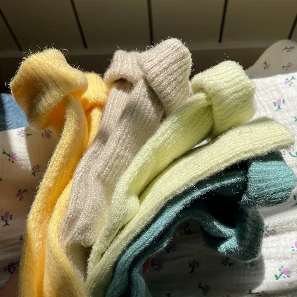 Solid Color Women Winter Thick - Thermal Sock Wool review and price