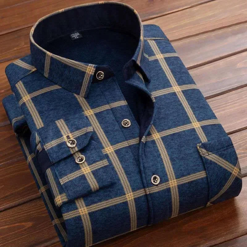 2025 Men's Winter Warm Long Sl - Flannel Shirt Lined review and price