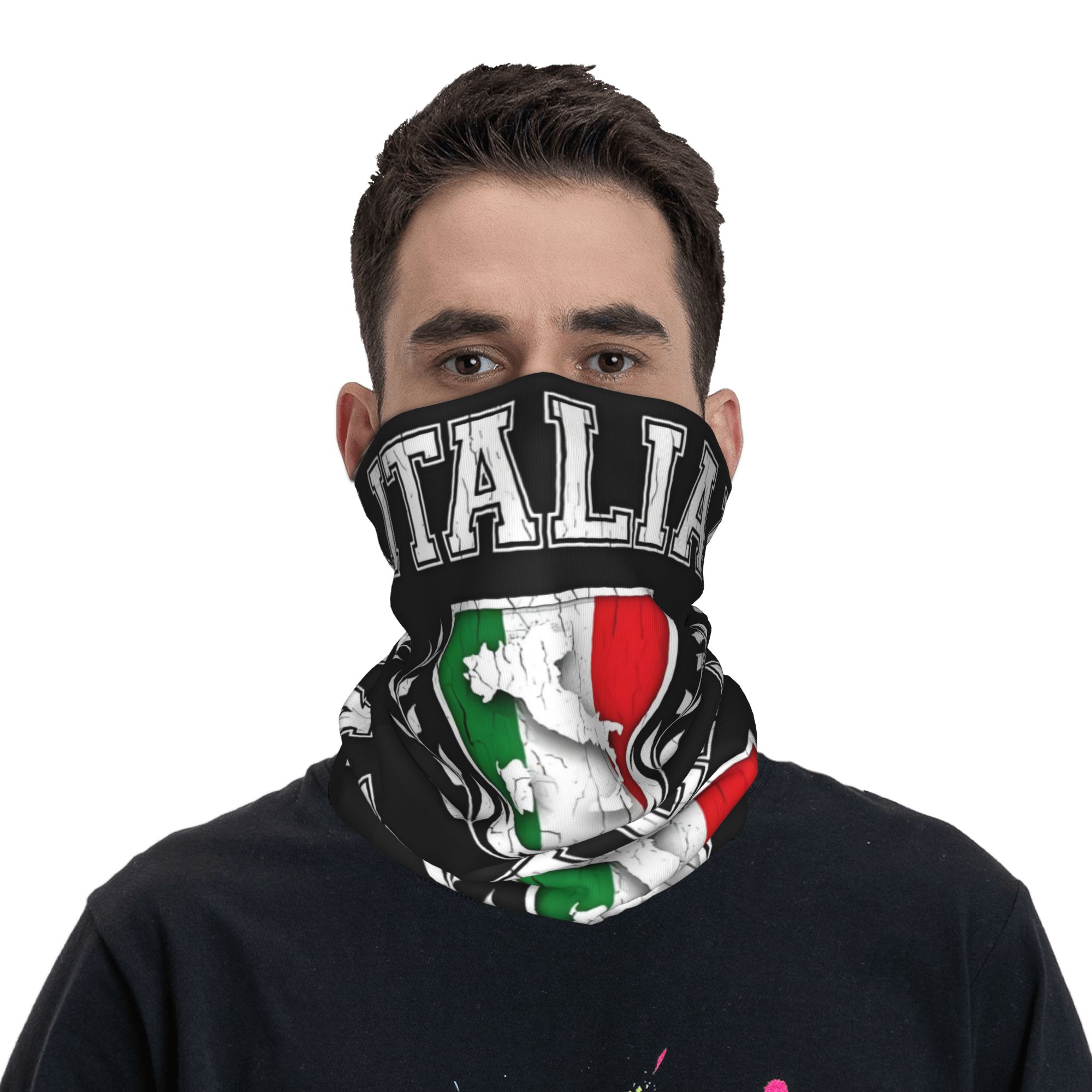 Custom Italy Flag Bandana Neck - Neck Gaiter Fleece review and price