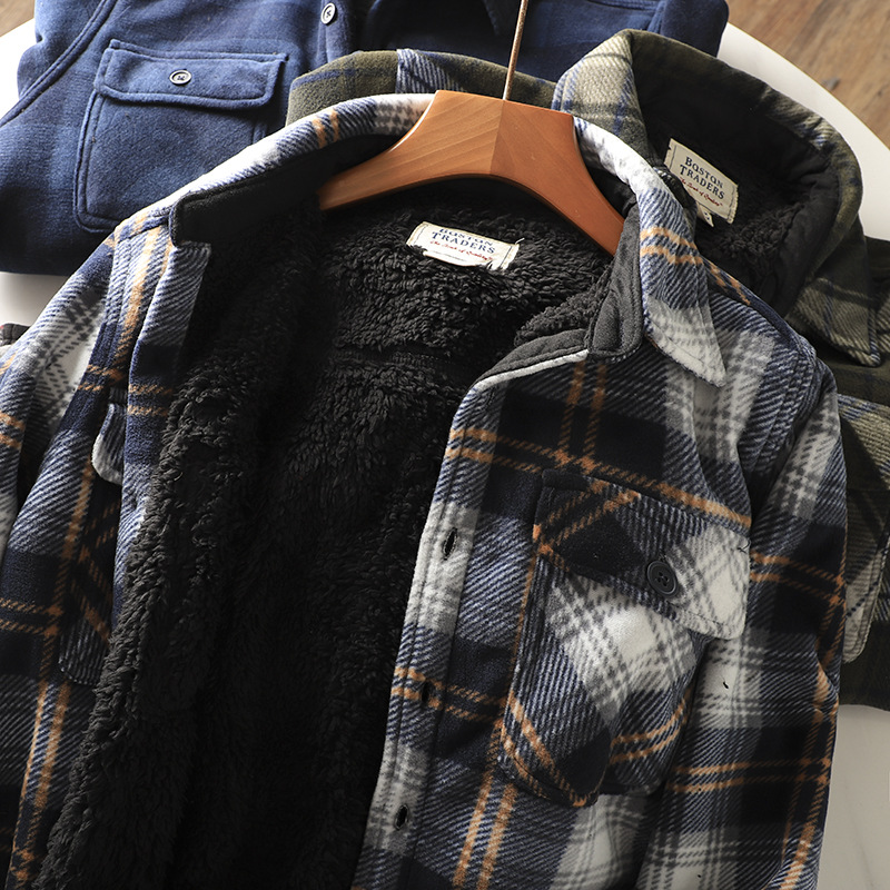 Men's Plaid Flannel Shirt Warm - Flannel Shirt Lined review and price