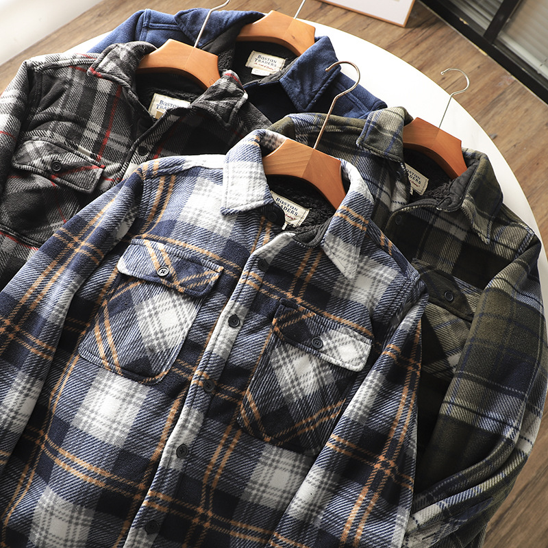 Men's Plaid Flannel Shirt Warm - Flannel Shirt Lined review and price