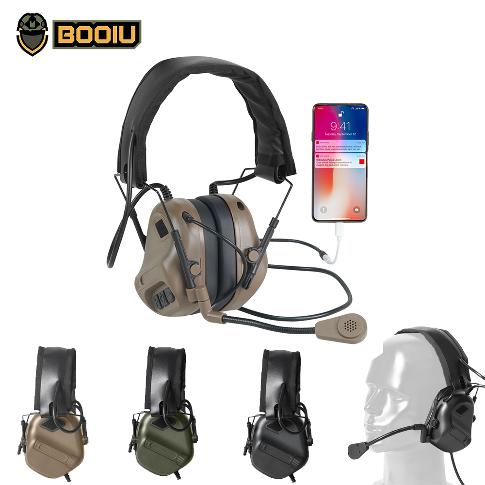 BOOIU Tactical Electronic Shoo - Earmuffs Foldable review and price