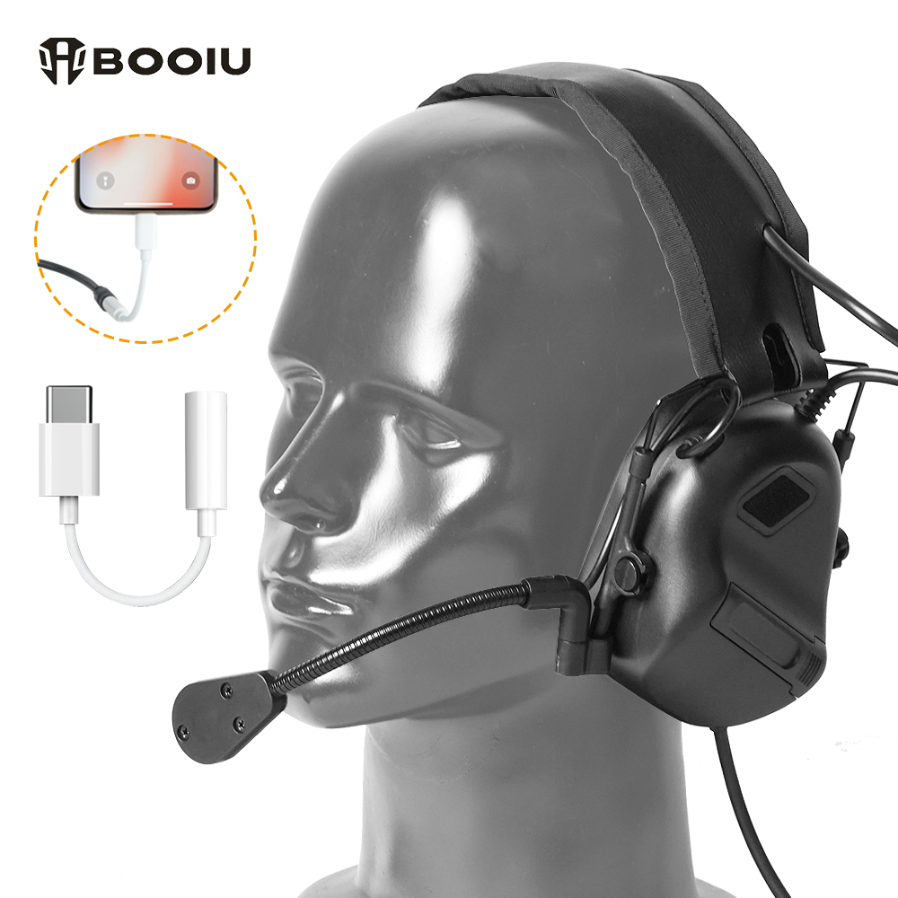 BOOIU Tactical Electronic Shoo - Earmuffs Foldable review and price