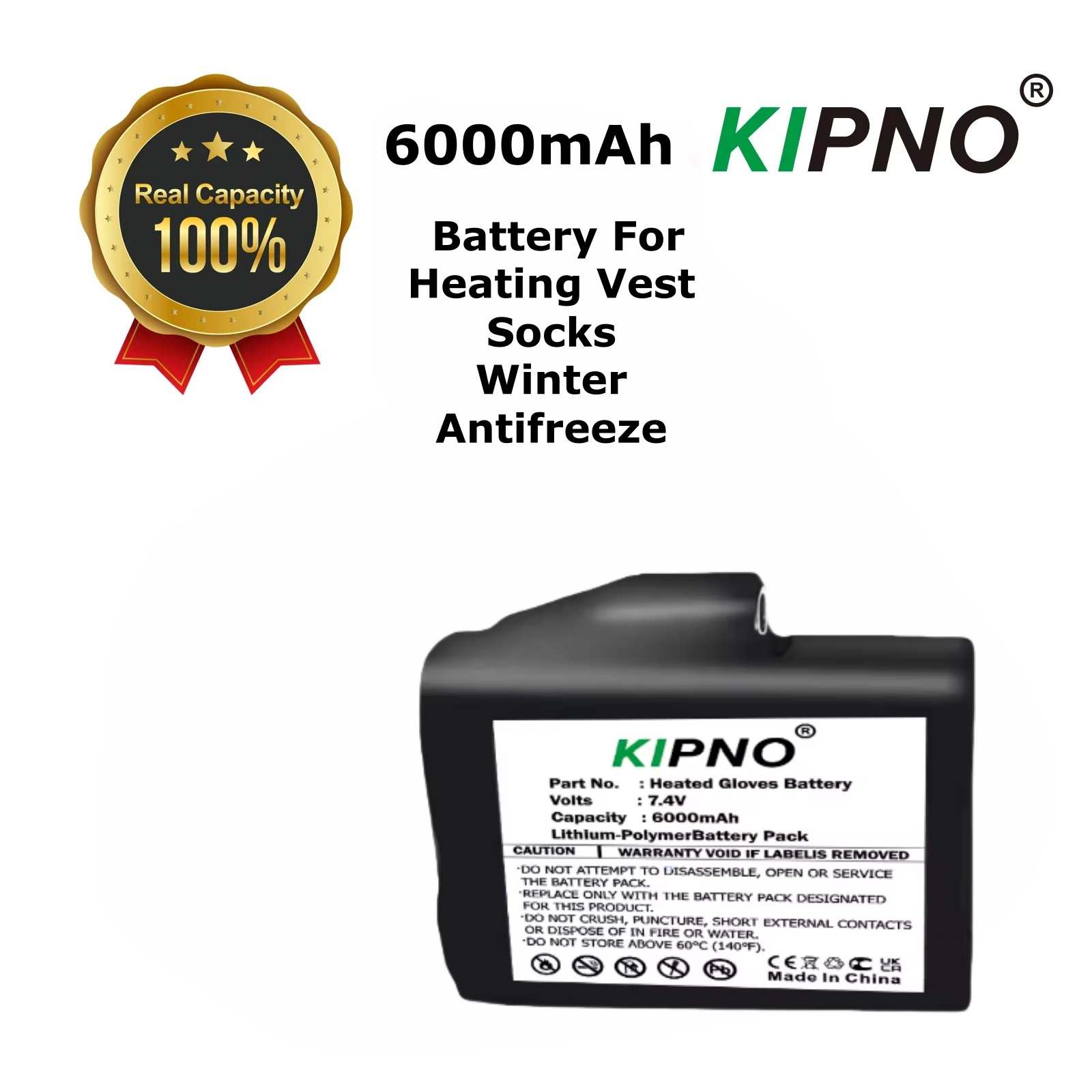 Heated Gloves Battery 7.4V 600 - Heated Vest Battery review and price