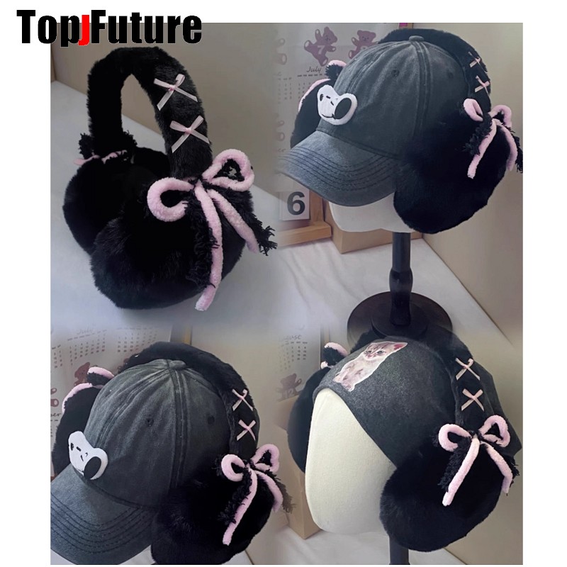 Harajuku Y2k Cute Sweet Lolita - Earmuffs Foldable review and price