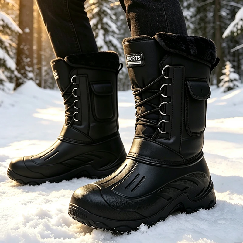 Men Winter Snow Boots Outdoor  - Waterproof Winter Boot review and price