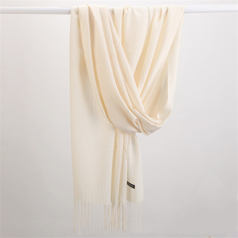 Women Solid Scarf Cashmere Fee - Cashmere Pashmina Wrap review and price