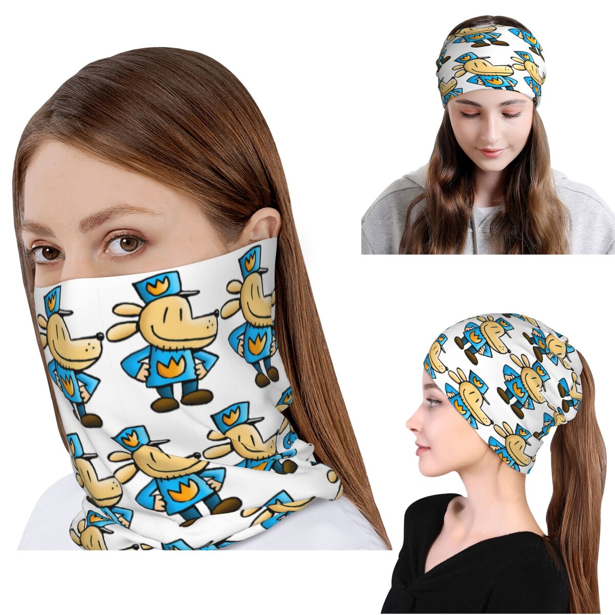 Dog Man Comedic Graphic Novel  - Knit Beanie Hat Warm review and price