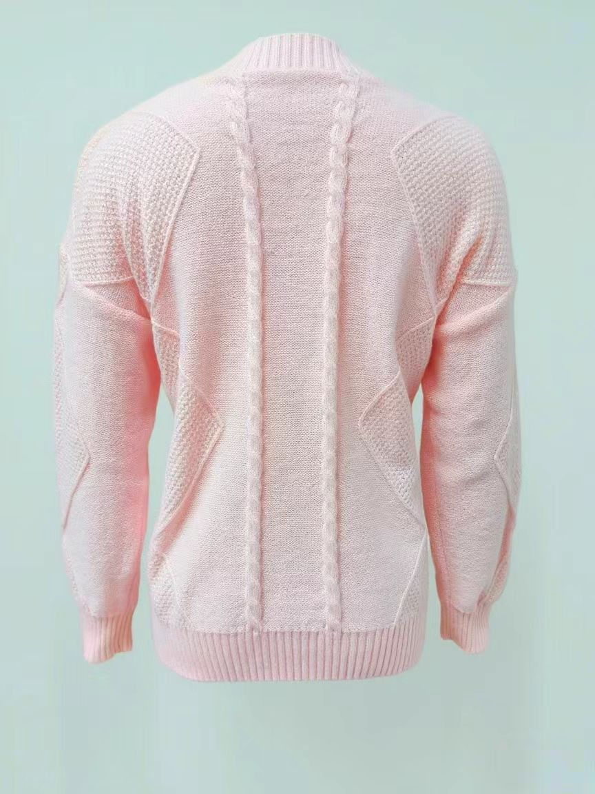 Women V Neck Cable Knit Cardig - Down Jacket Packable review and price
