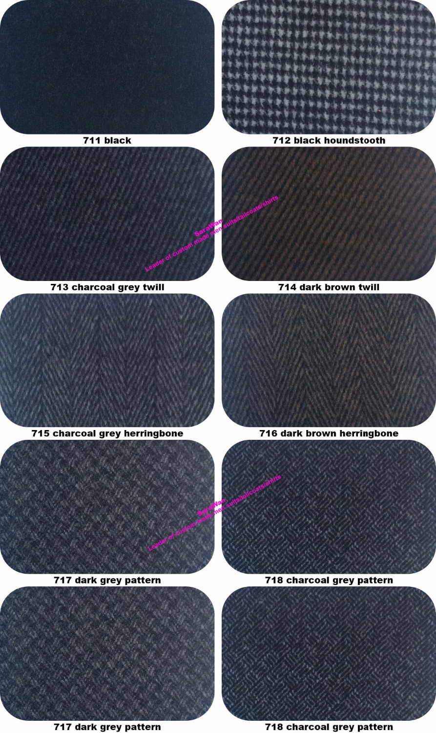 Custom Made Charcoal grey Pea  - Wool Coat Peacoat review and price