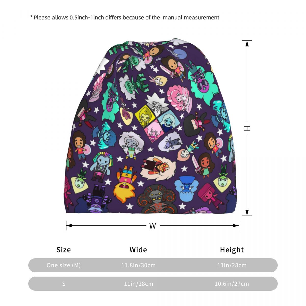 Crystal Gems Steven Universe B - Knit Beanie Hat Warm review and price