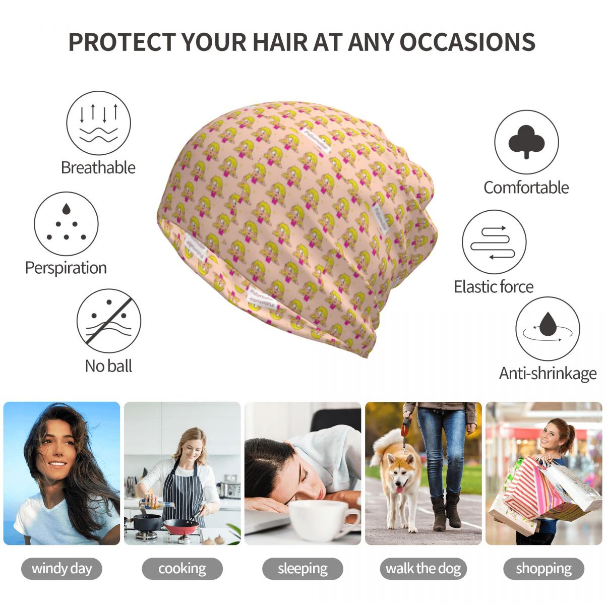 Lizzie Mcguire Cartoon Bandana - Knit Beanie Hat Warm review and price