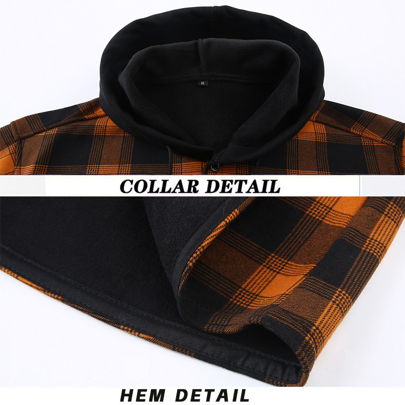 QICHE Fleece Lined Thick Flann - Flannel Shirt Lined review and price