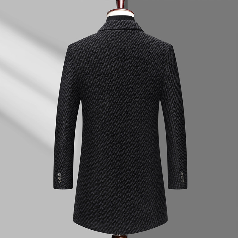 Long Coat Men Mens Wool Jacket - Wool Coat Peacoat review and price