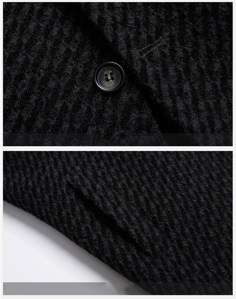Long Coat Men Mens Wool Jacket - Wool Coat Peacoat review and price