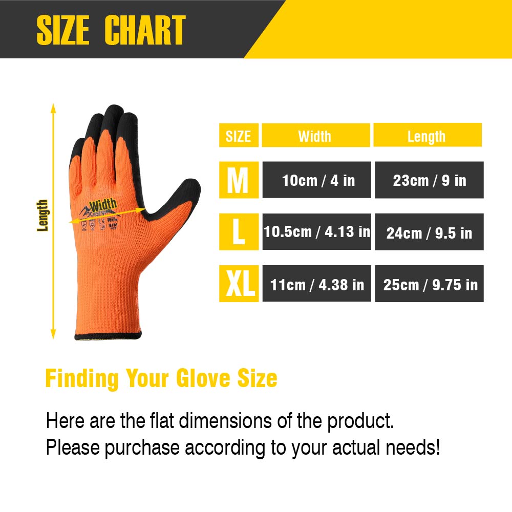 1 Pair Thermal Insulated Work  - Snow Glove Insulated review and price