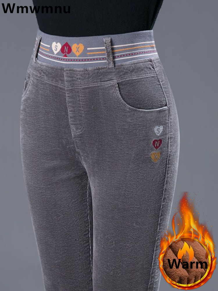 Winter Thicken Plush Lined Pen - Corduroy Pant Warm review and price