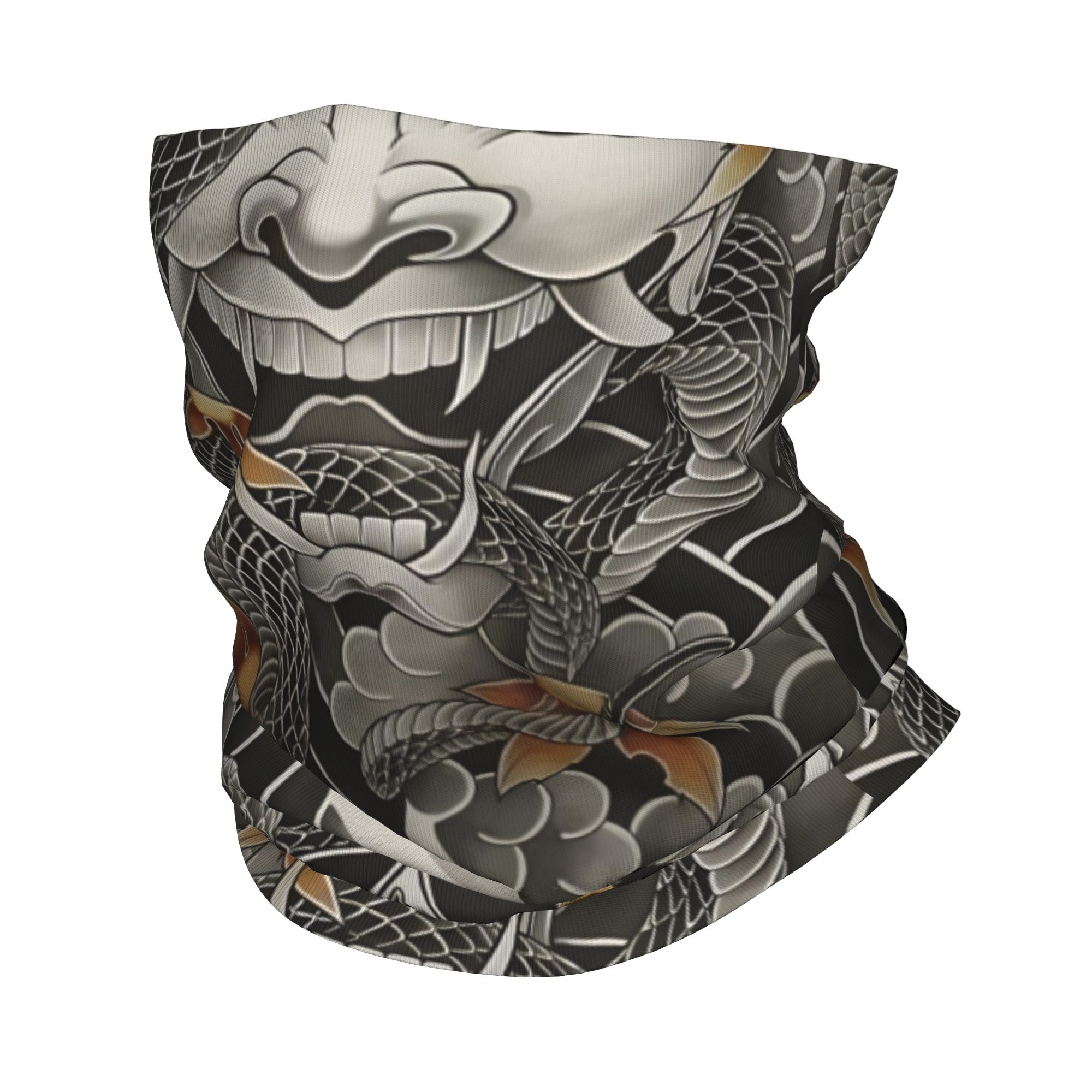 Custom Samurai Oni Demon Banda - Neck Gaiter Fleece review and price