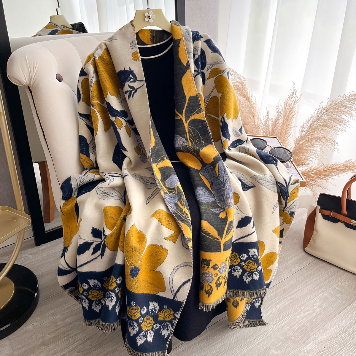 Women Thicken Luxury Winter Pa - Cashmere Pashmina Wrap review and price