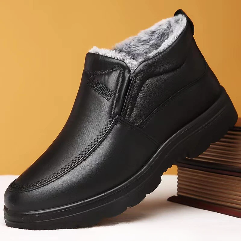 Winter Men's Ankle Boots Plush - Waterproof Winter Boot review and price