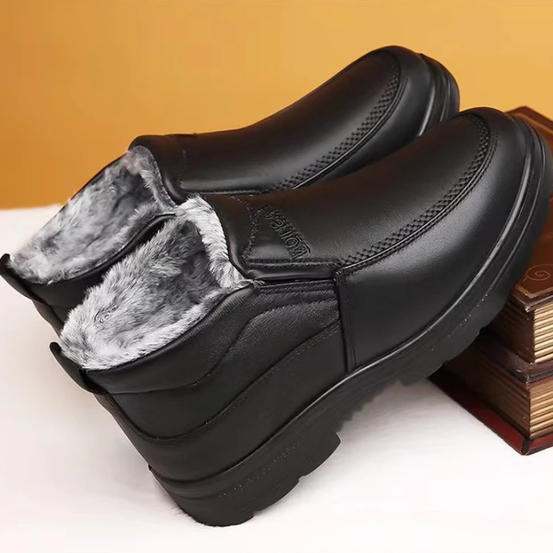 Winter Men's Ankle Boots Plush - Waterproof Winter Boot review and price