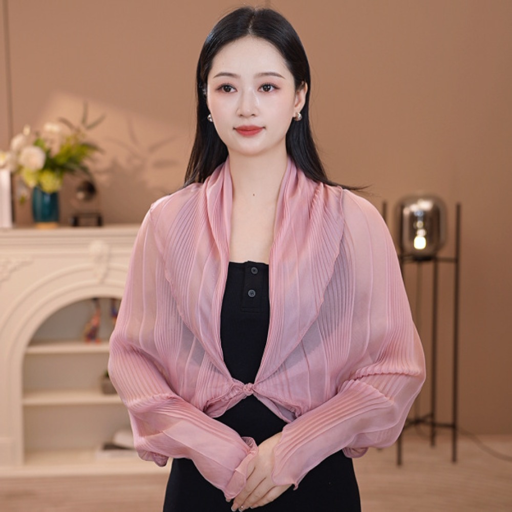 Solid Color Sun Protection Top - Shawl Wrap Winter review and price